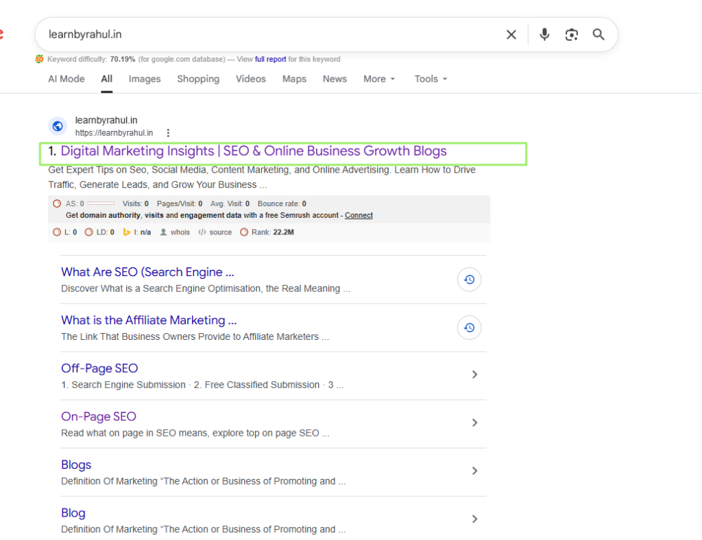 example of meta title