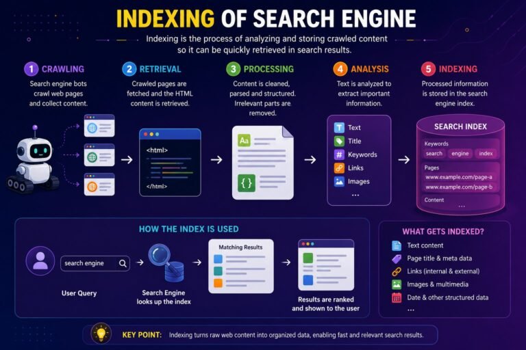 indexing of search engine